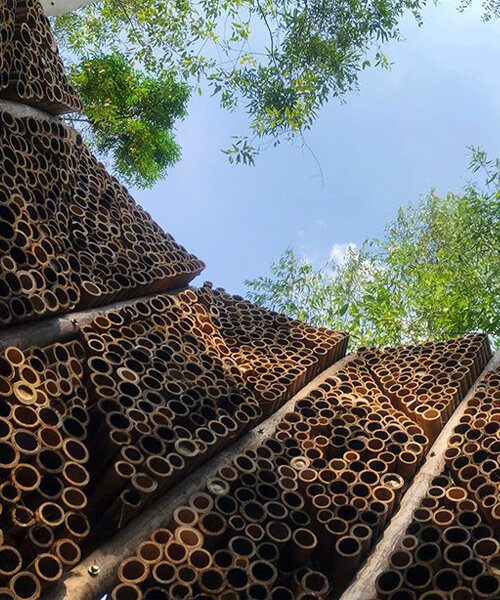 AREP builds cooling bamboo tower as sustainable alternative to modern AC solutions