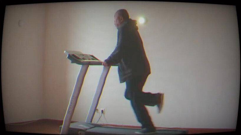 watch: ai weiwei runs on a treadmill julian assange gave him in defence of press freedom