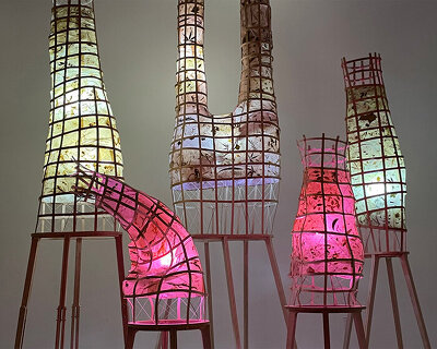 wevolve labs creates a series of lanterns inspired by plant + animal biologies