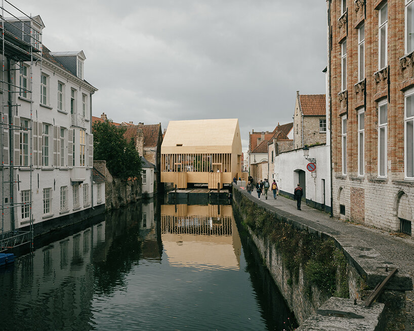 PARA project forms an uncanny diptych pavilion exploring urban trauma in belgium