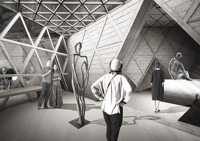 noa* envisions a cultural center that can adapt to any context, climate + scale