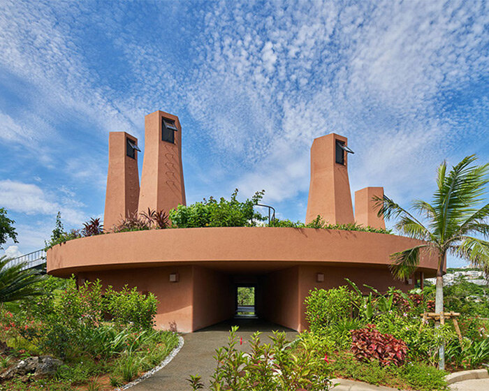 wind chimneys with glassless skylights illuminate care house by hiroshi nakamura & NAP in japan