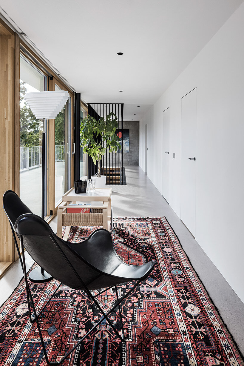 The geometric residence of Avanto architects revolves around a sheltered courtyard in Helsinki