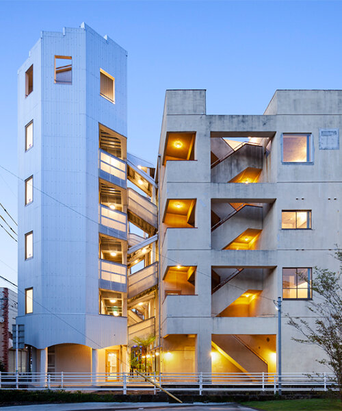 the kotobuki hotel revealed as a striking, architectural collage in japan