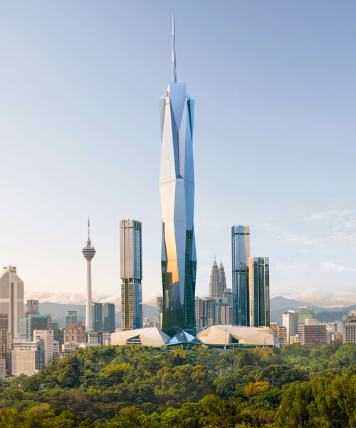 merdeka 118, soon to be world's second tallest tower, tops out in malaysia