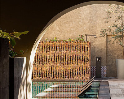 neocolonial 1900s mansion in mexico is transformed into unique hotel with art gallery