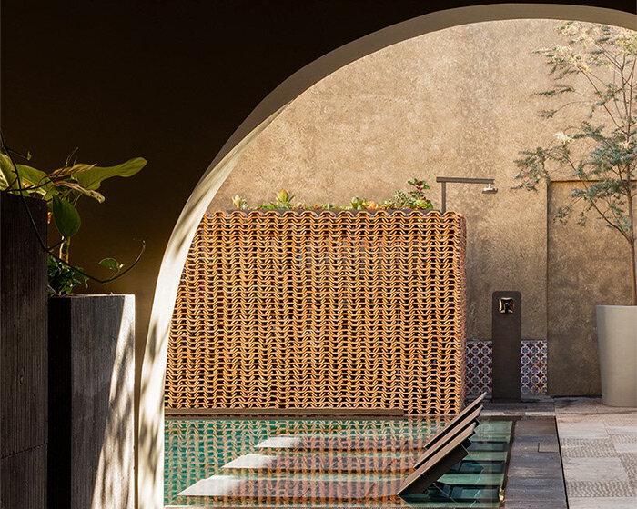neocolonial 1900s mansion in mexico is transformed into unique hotel with art gallery