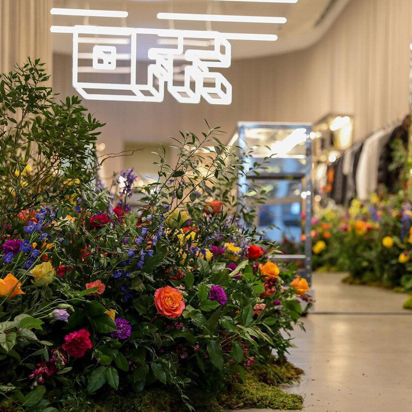 Tributes to Virgil Abloh flower throughout Off-White stores