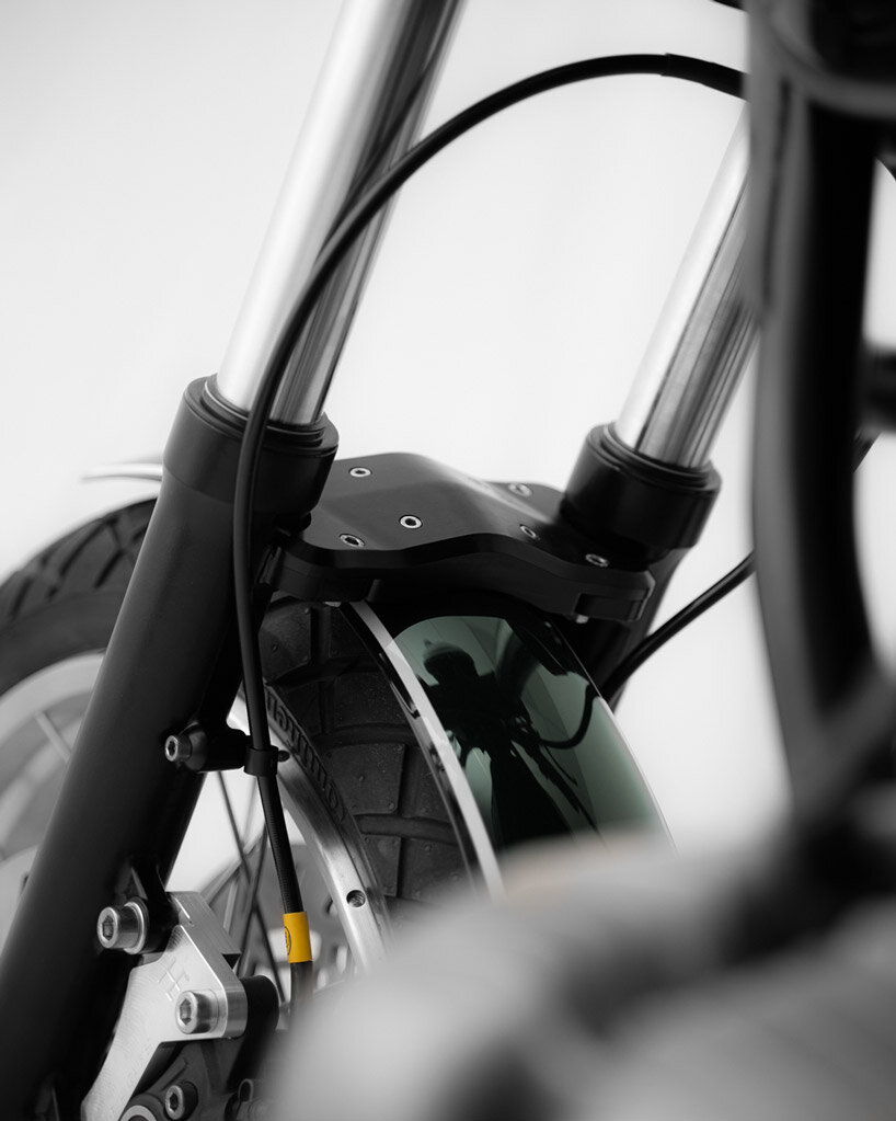 panache customs restores a 1992 BMW R100 inspired by bavarian landscape