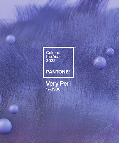 pantone introduces very peri as the color of the year 2022