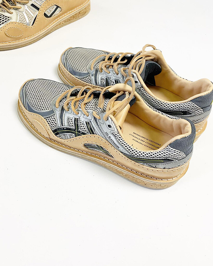 peterson stoop gives a second life to old, discarded sneakers