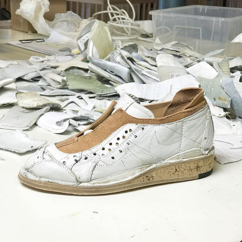 peterson stoop gives a second life to old, discarded sneakers