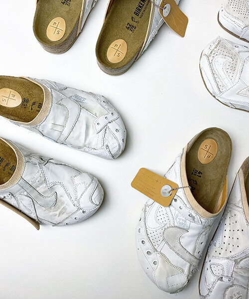 peterson stoop gives a second life to old, discarded sneakers