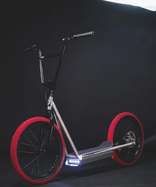 electric kickbike 'pipegun #1' by TOZZ is ready to roam the streets in style