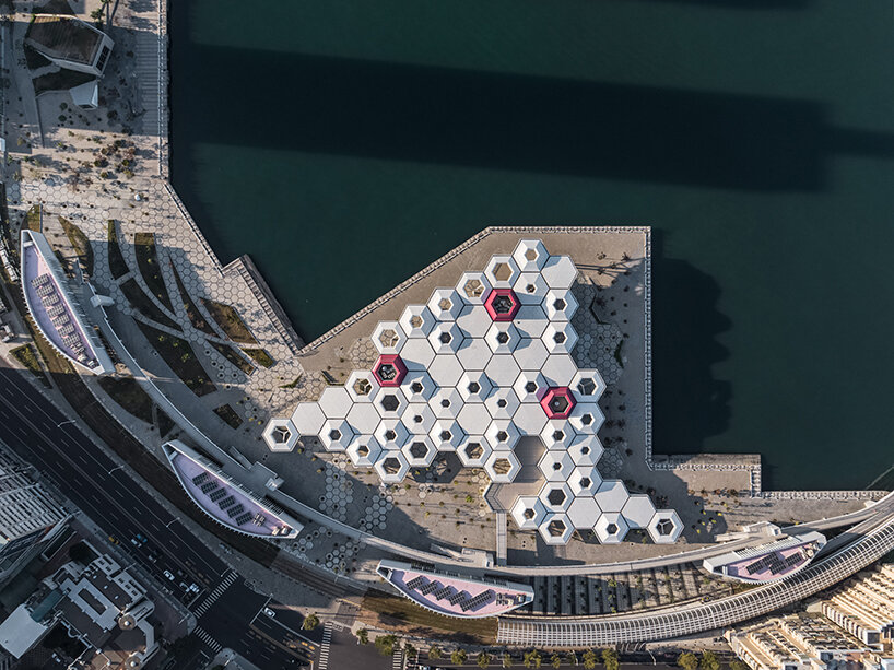 intricate pop music center inspired by the seabed opens its doors in taiwan