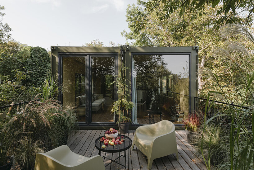 adam wiercinski joins two shipping containers to build snug home in poland