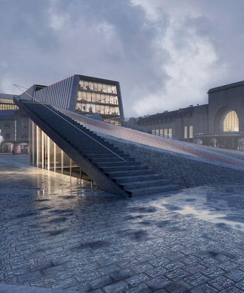 snøhetta unveils winning design of klyyga urban square in helsinki