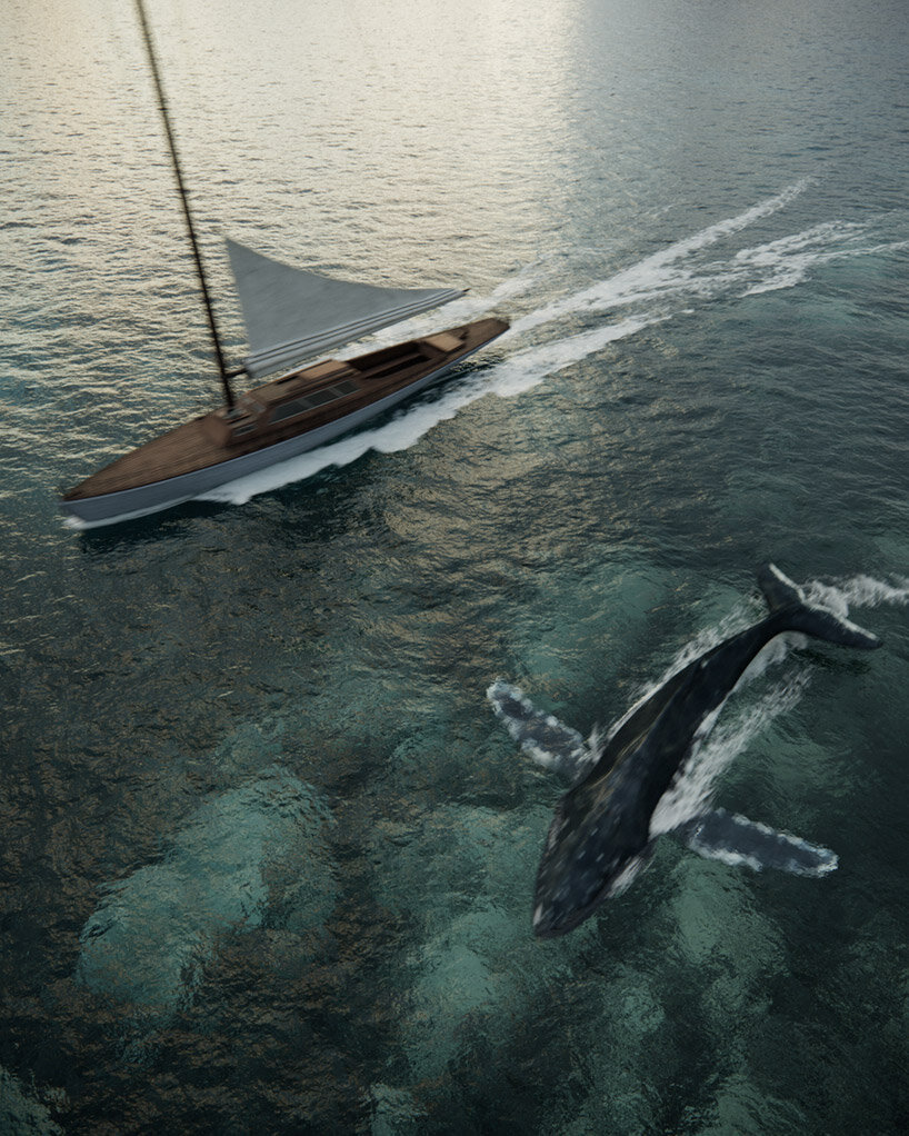 bair design envisions a luminous chapel of concrete shells to watch over coast of norway