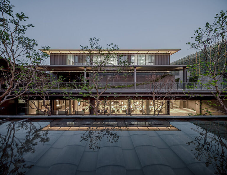 TROP translates the ancient rainy rooftops of shaoxing into 'an villa'