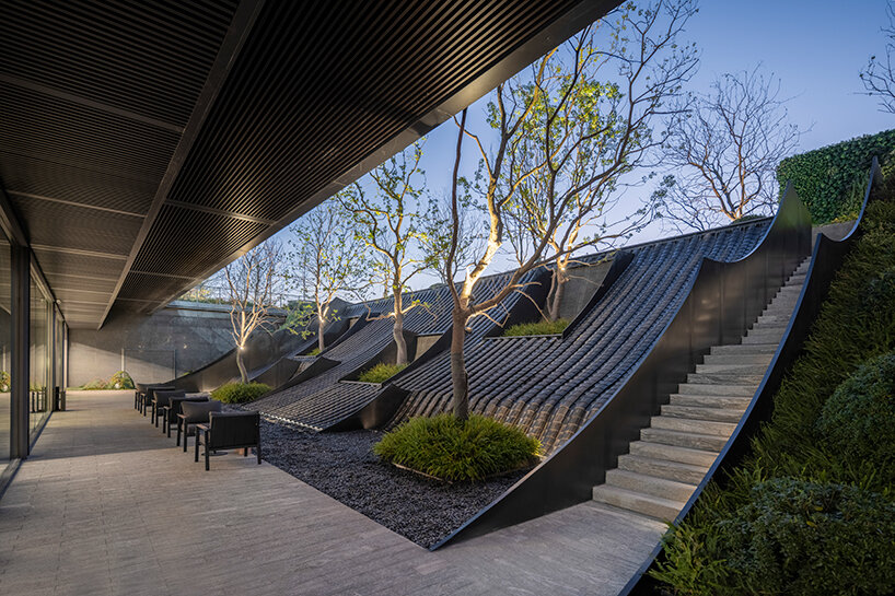 TROP translates the ancient rainy rooftops of shaoxing into 'an villa'