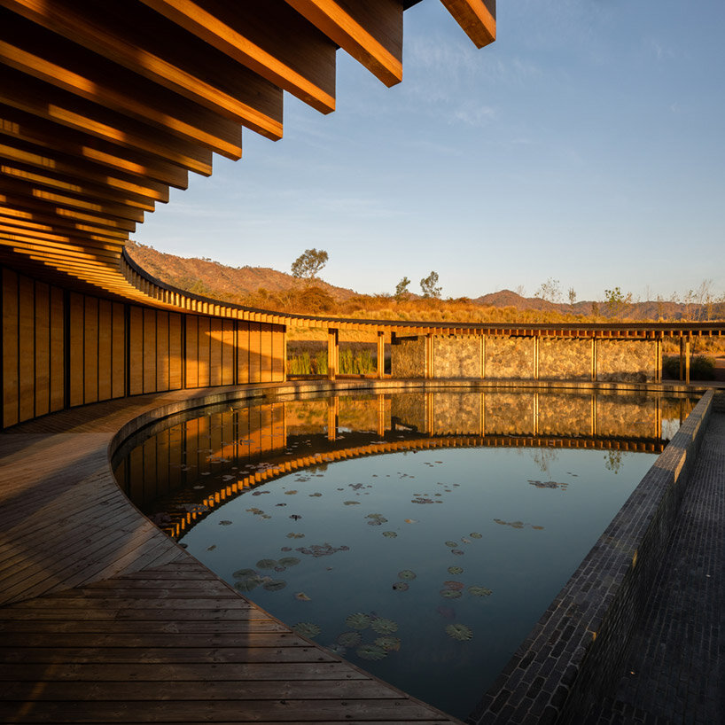 sordo madaleno arquitectos designs floating clubhouse in valle san nicolás