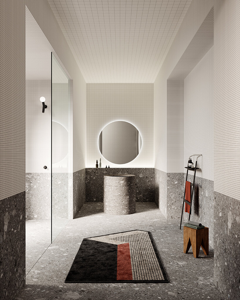 antoniolupi's total-look concept creates bathroom ecosystems of customizable products