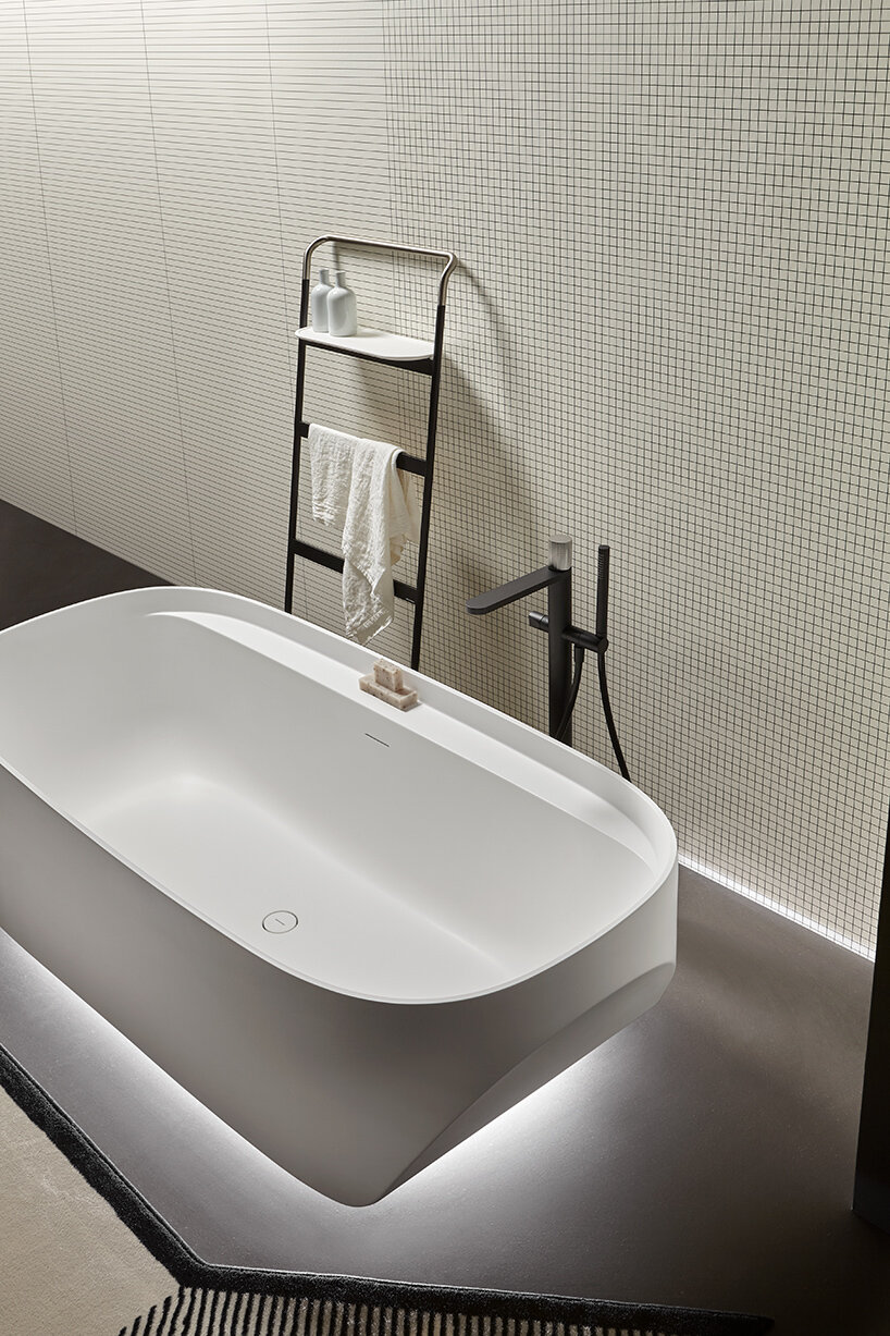antoniolupi's total-look concept creates bathroom ecosystems of customizable products