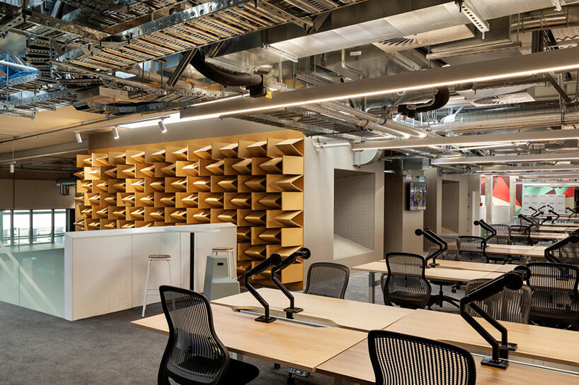 autex acoustics makes the right noises with playful sound absorbing panels