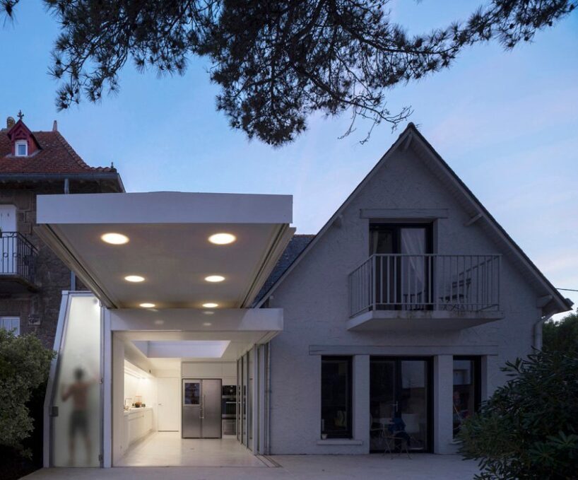 avignon architecte transforms a neglected veranda into topless house in france