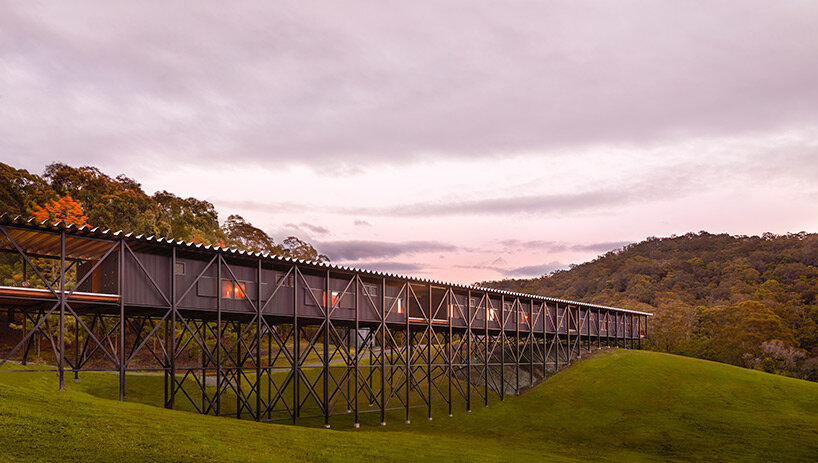 bundanon's new art museum and bridge for creative learning are built to endure climate change