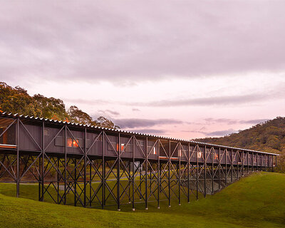 bundanon's new art museum and bridge for creative learning are built to endure climate change