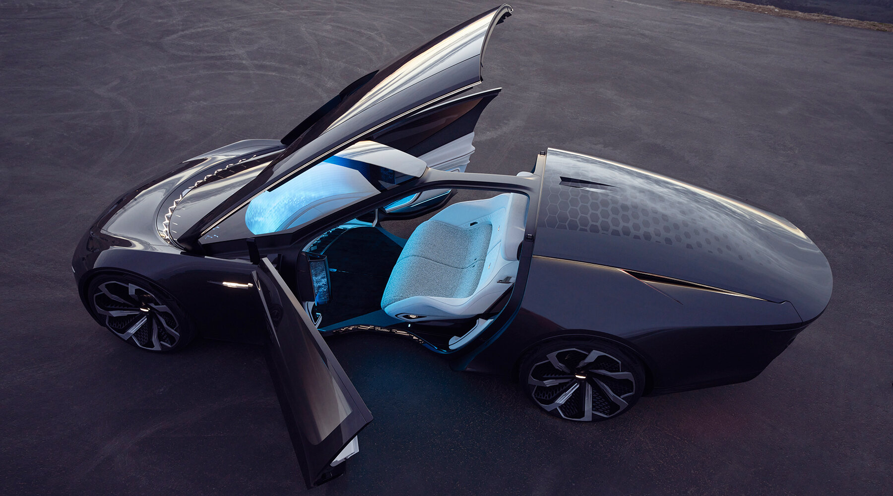 cadillac innerspace unveils selfdriving electric car concept at CES 2022