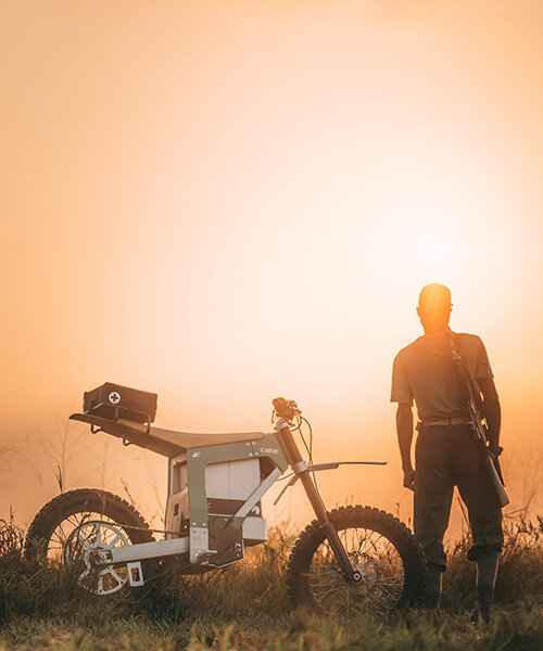 CAKE unveils ösa, an off-grid, anti-poaching, solar-powered electric motorbike