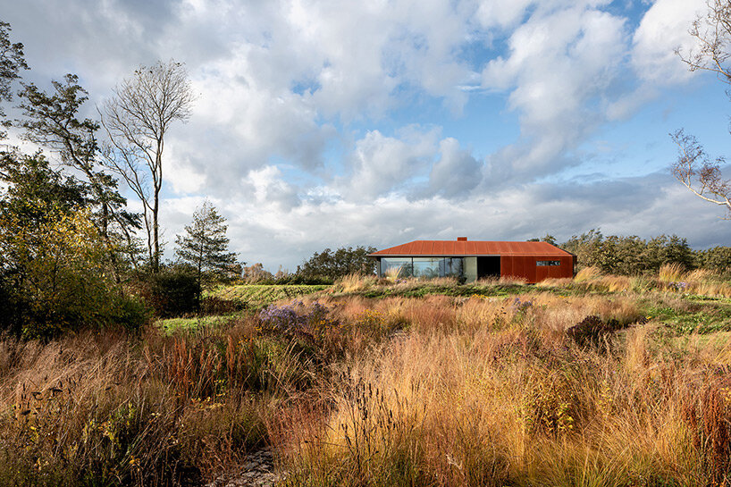 mirck architecture builds daylight house amid polder landscape in the netherlands