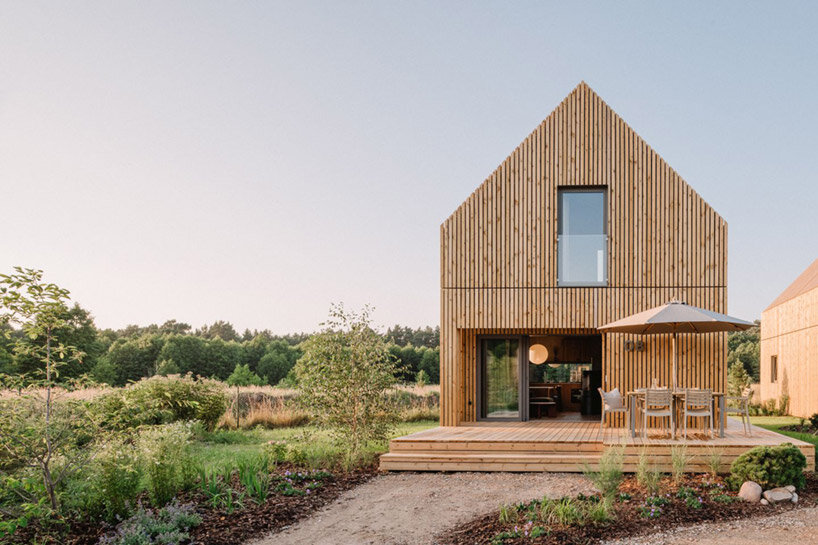 'superior cottages' at domki szumilas are integrated into poland's coastal meadows