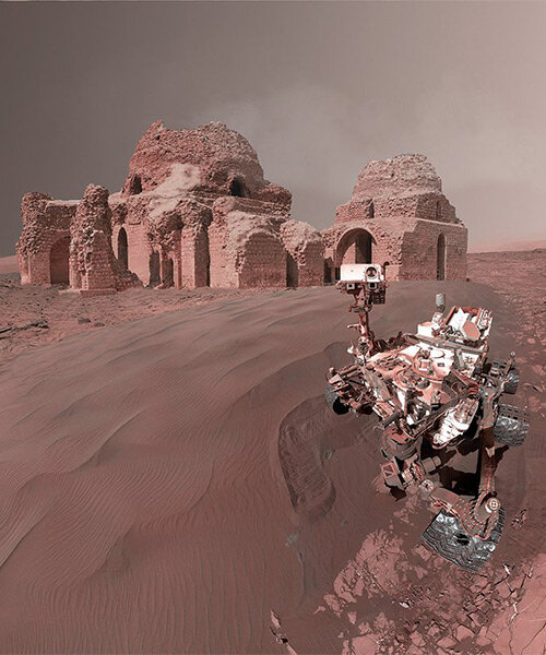 'extraterrestrial' by mohammad hassan namdari imagines ancient iranian heritage on mars