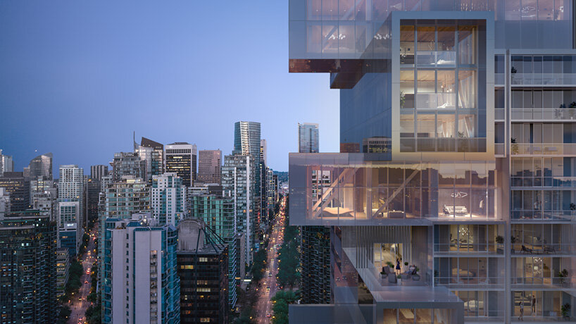 vancouver's jenga-like condo tower by büro ole scheeren is underway