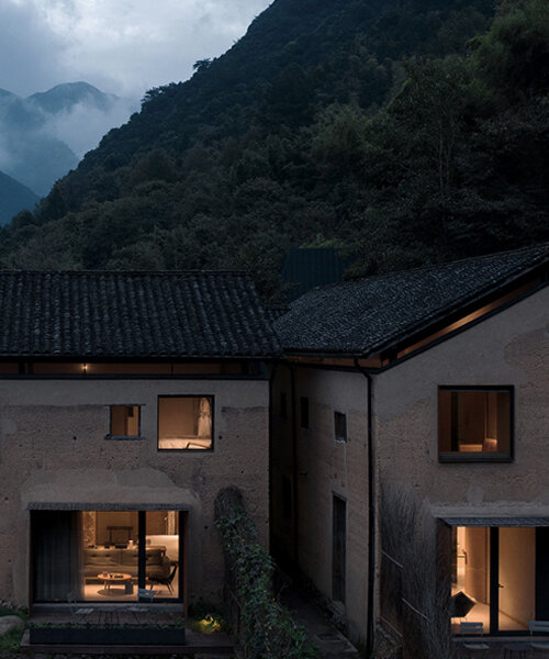 MDO transforms six village houses into modern-day retreat in china