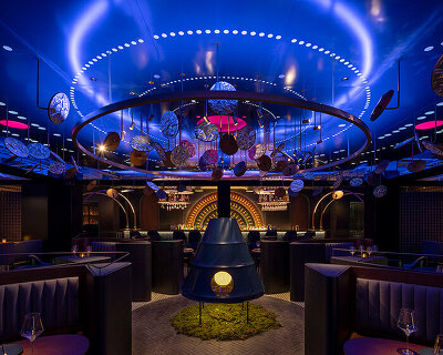 roomoo's halation bistro invites guests into an imaginary universe