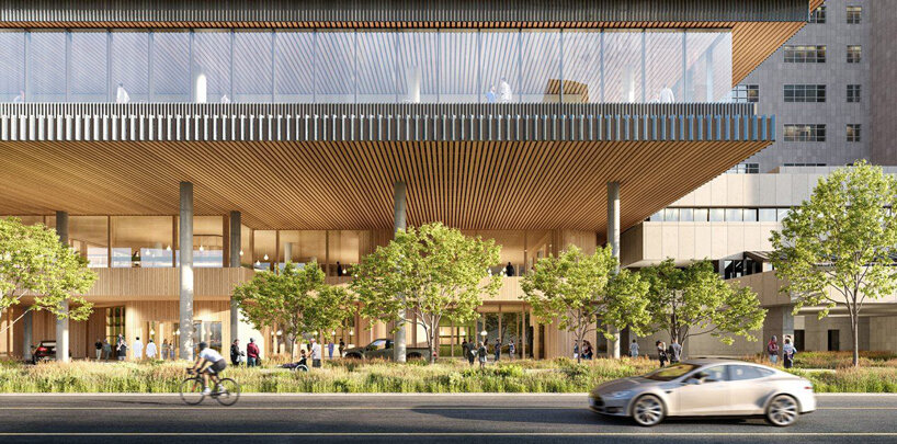 new images revealed of herzog & de meuron's layered hospital for UCSF