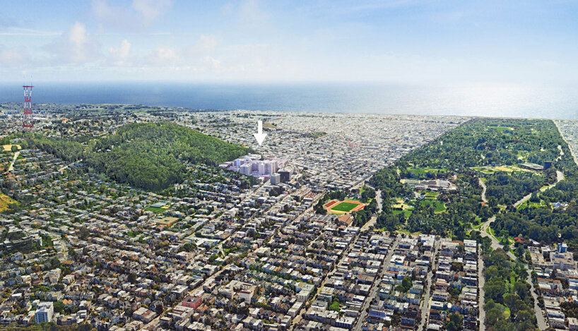 new images revealed of herzog & de meuron's layered hospital for UCSF