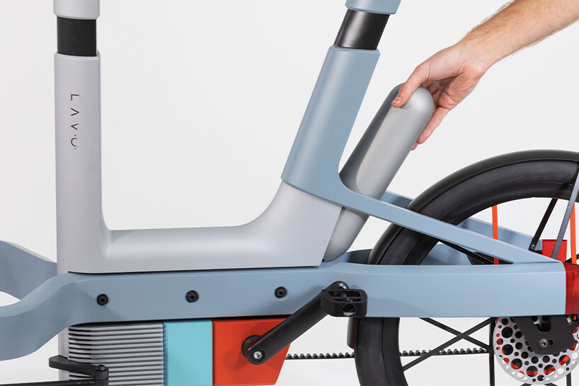 this lightweight cargo bike runs purely on a hydrogen battery