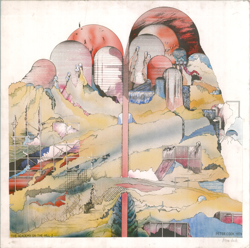 archigram founder peter cook exhibits his latest 'city landscapes' at denmark's louisiana