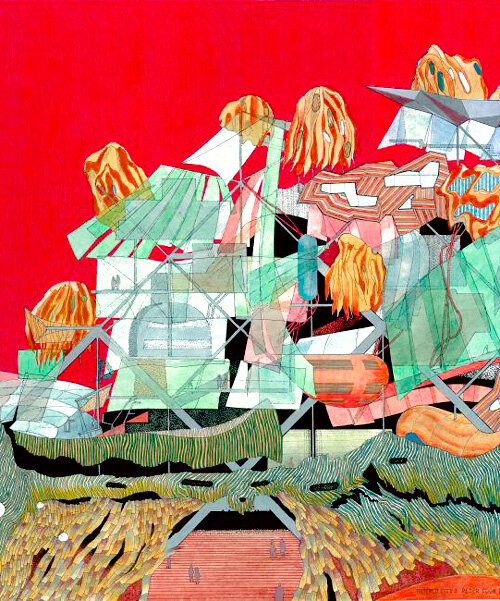 archigram founder peter cook exhibits his latest 'city landscapes' at denmark's louisiana