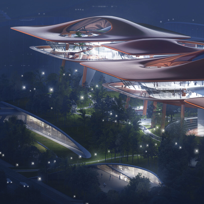 MAD architects wins competition for the design of an international cruise terminal in chongqing