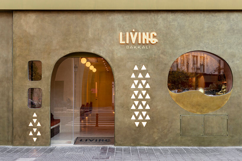 masquespacio's restaurant fuses taste with desert-hued arches in valencia