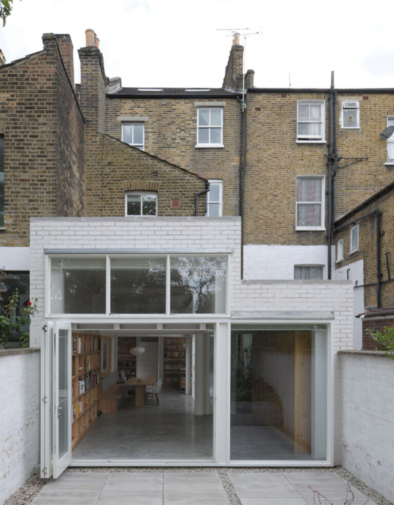 hugh strange nestles modern 'photographer's house' intervention in london