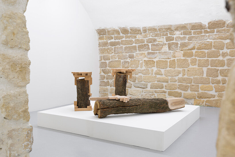 sho ota highlights the quality of wood grain, as if he listened to the material