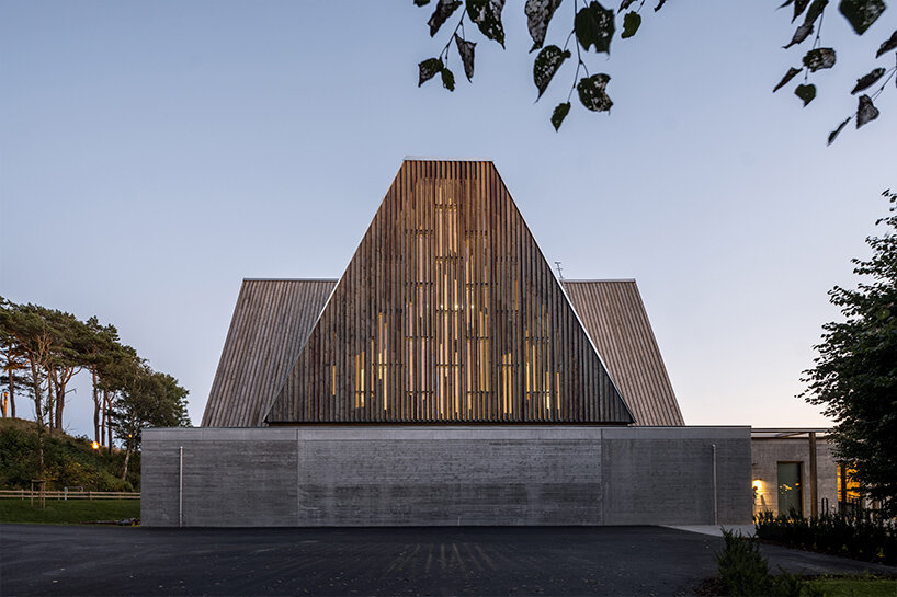 jaja architects' church redefines the identity of sola, norway