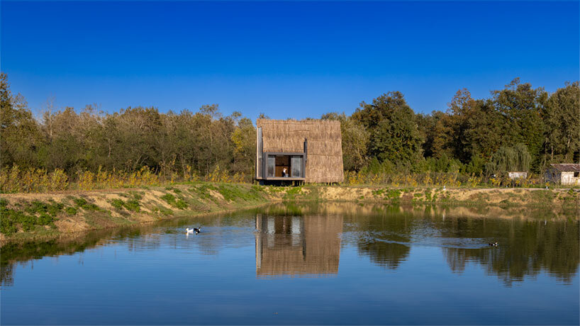 shaygan gostar reinvents the architecture of rural iran to create this 'wicker house'